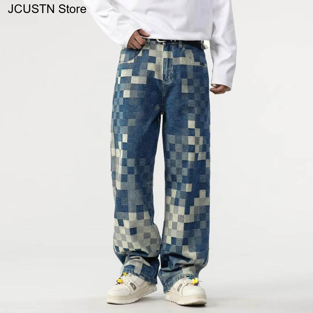 Men'S Shoes With Jeans - Pantalon masculin à jambes droites, coupe