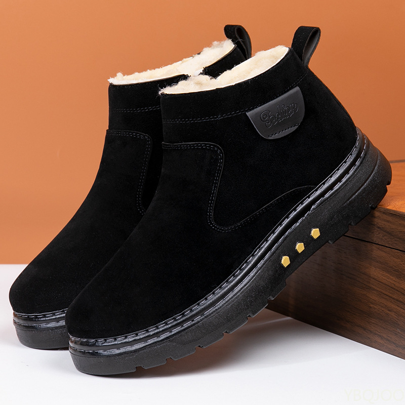 Men'S Shoes With Height Increase - Bottes de neige montantes et épaisses