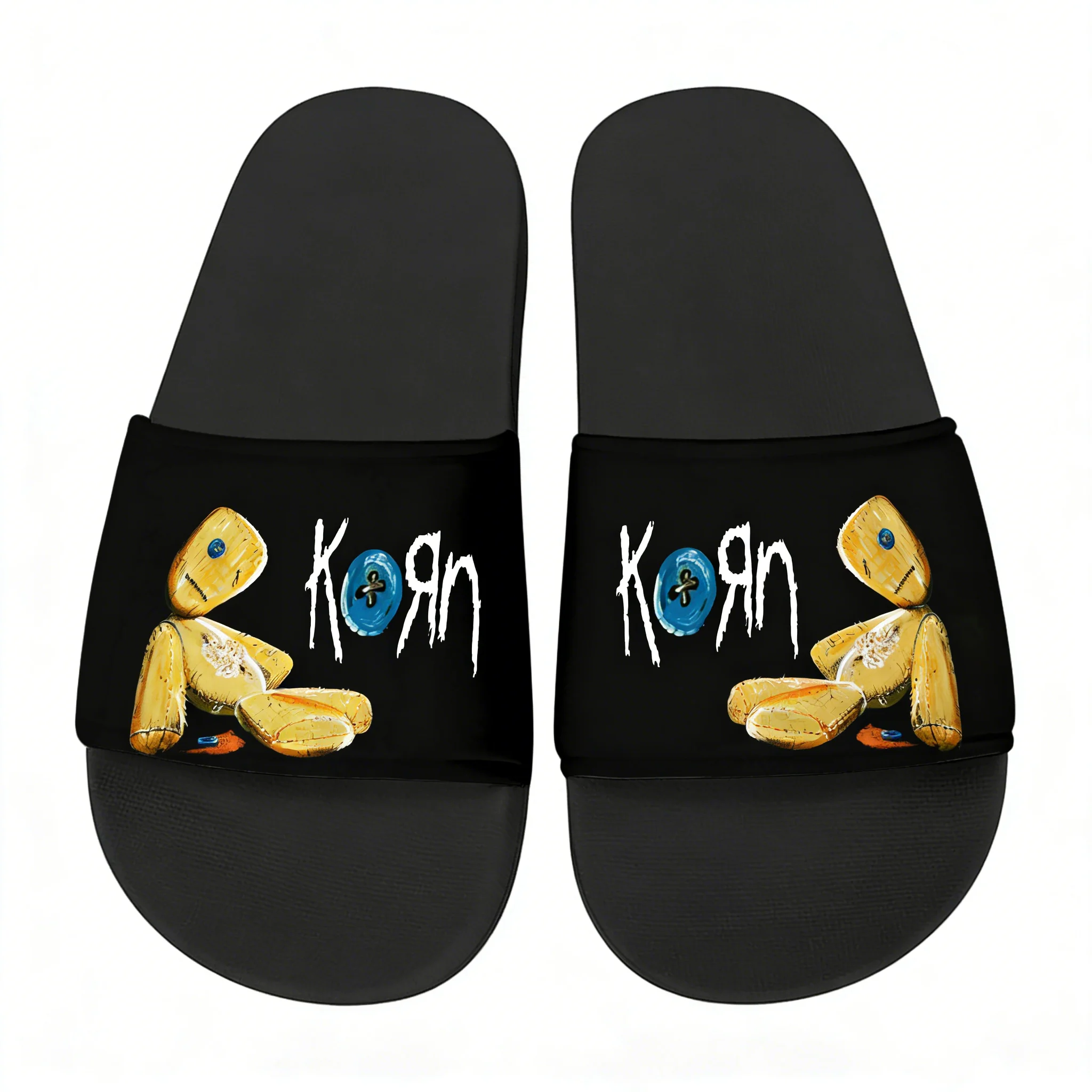 Men'S Shoes Quality - Pantoufles Korn Rock Band, chaussures d'eau