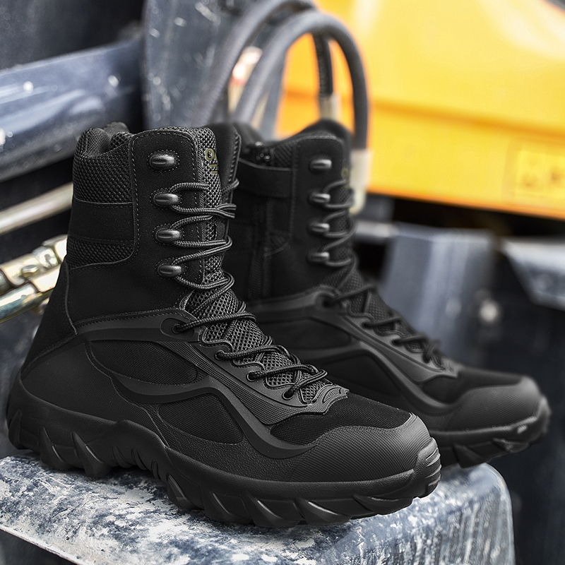 Men'S Shoes No Laces - Hommes chaussures bottes tactiques Forces spéciales