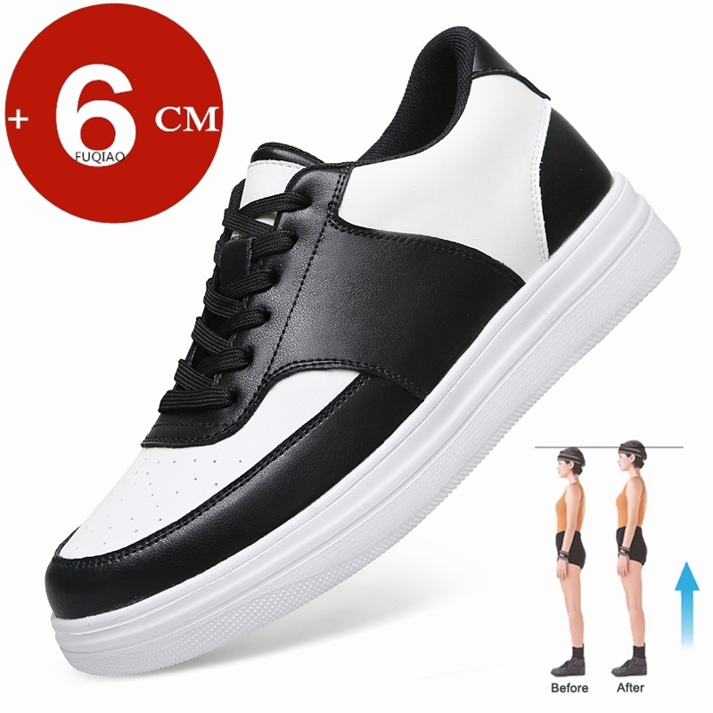 Men'S Shoes With Height Increase - Chaussures de sport unisexes en cuir,
