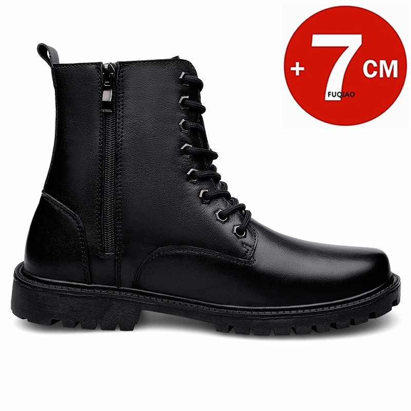 Bottines rehaussantes en cuir  - Men'S Shoes With Height Increase avis et prix