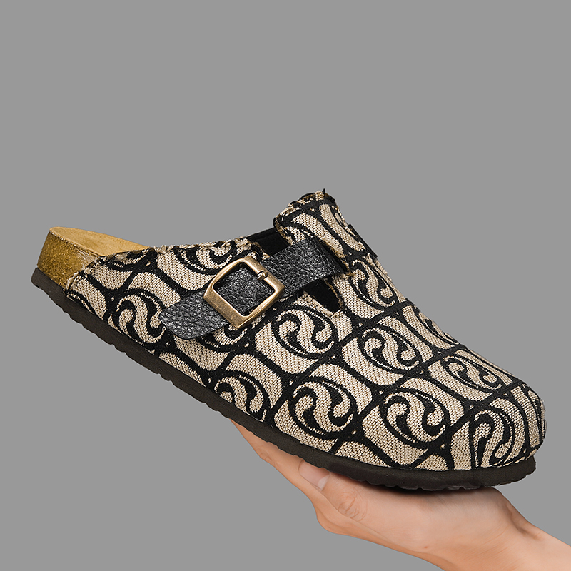 Sabots en liège à imprimé cach - Men'S Shoes Birkenstock avis et prix