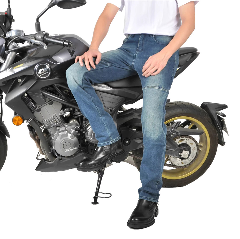 Pantalon en jean pour moto, éq - Men'S Shoes With Jeans avis et prix