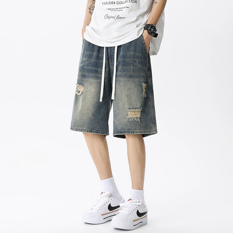 Été mince Denim Shorts hommes  - Men'S Shoes With Jeans avis et prix