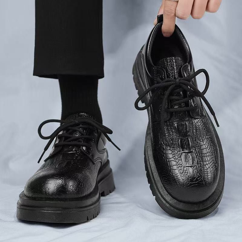 Mocassins pour hommes style br - Men'S Shoes With Height Increase avis et prix