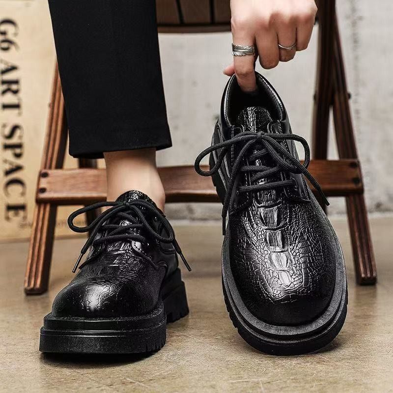 Mocassins pour hommes style br - Men'S Shoes With Height Increase avis et prix