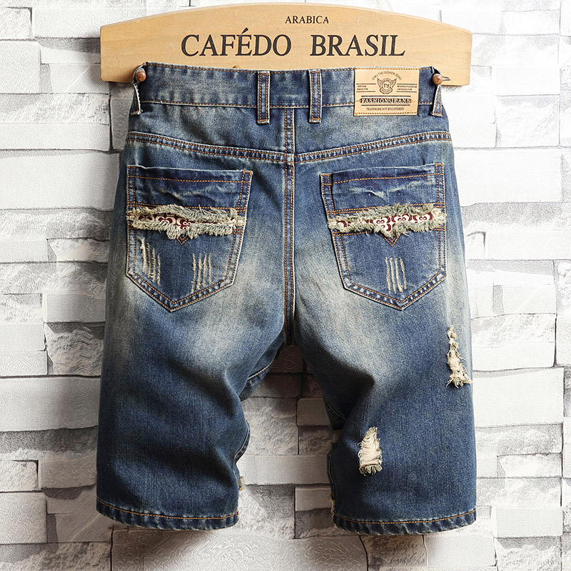Shorts en jean déchirés pour h - Men'S Shoes With Jeans avis et prix