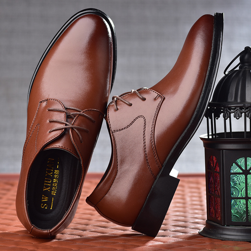 Chaussures provoqué en cuir à  - Men Shoes Clearance avis et prix