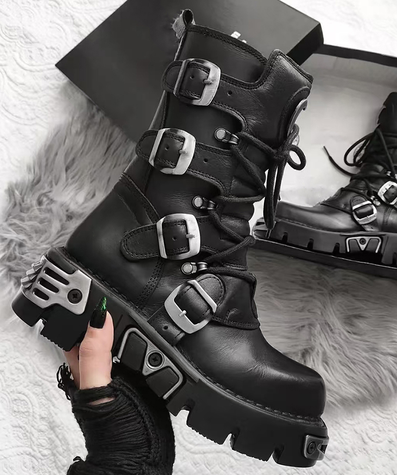 Hommes de luxe mode punk gothi - Men'S Shoes Timberland avis et prix