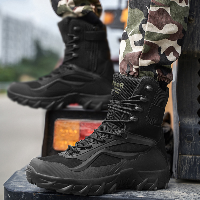 Hommes chaussures bottes tacti - Men'S Shoes No Laces avis et prix