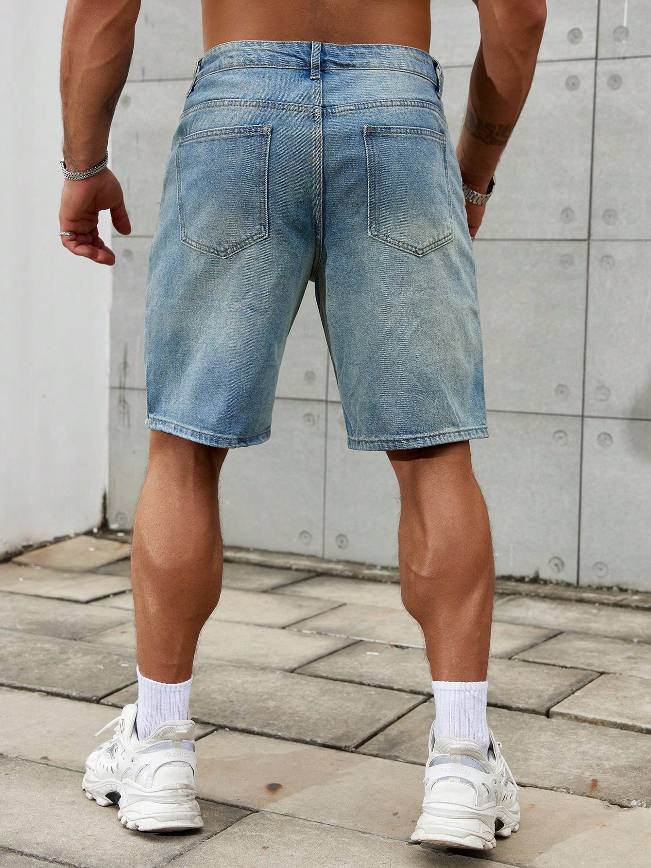Short en jean déchiré pour hom - Men'S Shoes With Jeans avis et prix