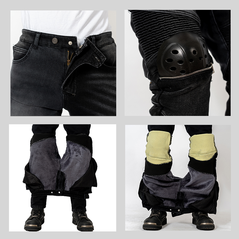 Pantalon de moto d'hiver chaud - Men'S Shoes With Jeans avis et prix