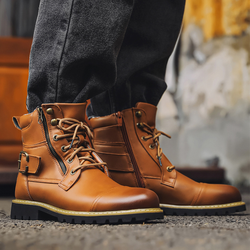 Bottines de moto en cuir pour  - Men'S Shoes Timberland avis et prix
