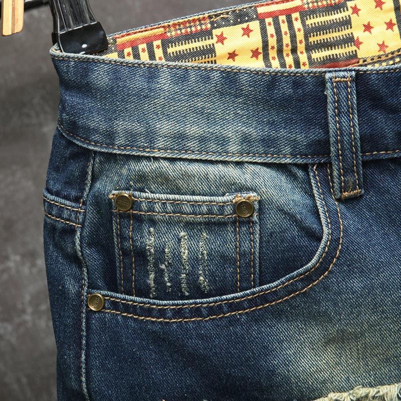 Nouveau short en jean déchiré  - Men'S Shoes With Jeans avis et prix