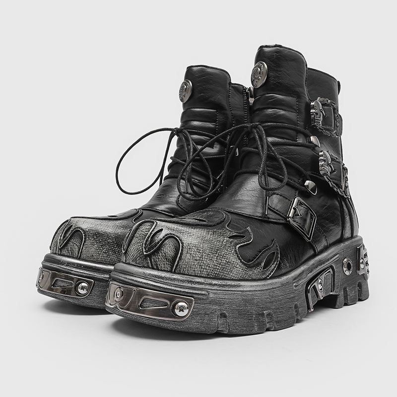 Bottes de moto pour hommes, st - Men'S Shoes With Height Increase avis et prix